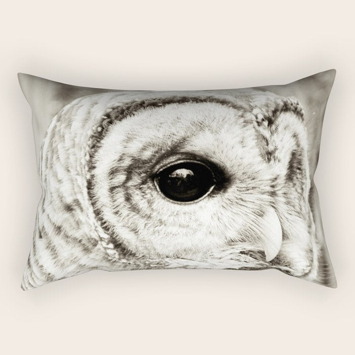 Wise Old Owl Rectangular Pillow Gallery Image 2