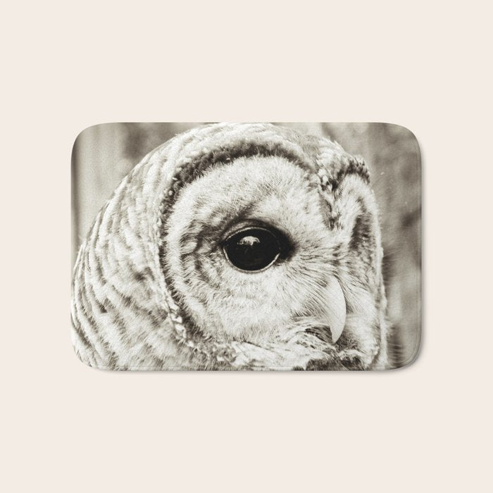 Wise Old Owl Bath Mat Gallery Image 1