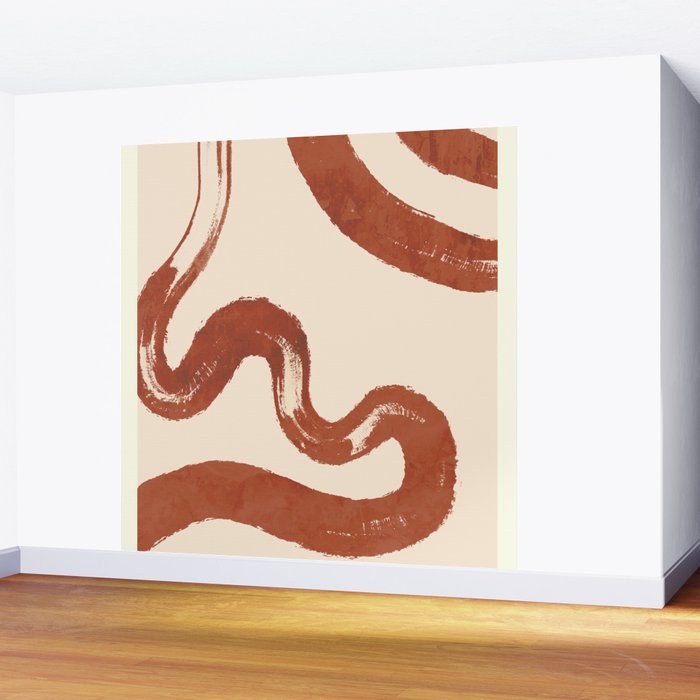 Abstract line art 129 Wall Mural Gallery Image 2