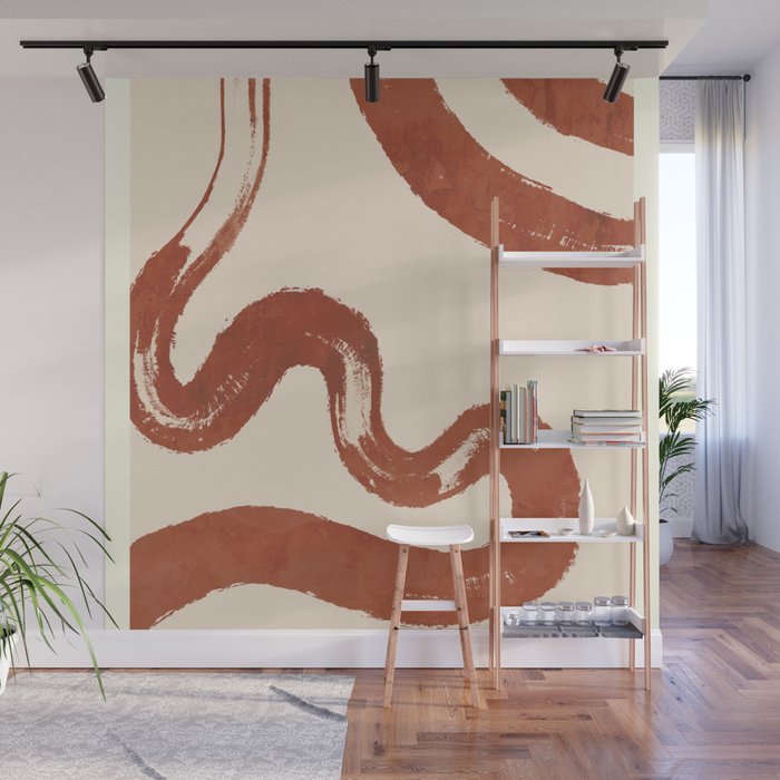 Abstract line art 129 Wall Mural Gallery Image 1
