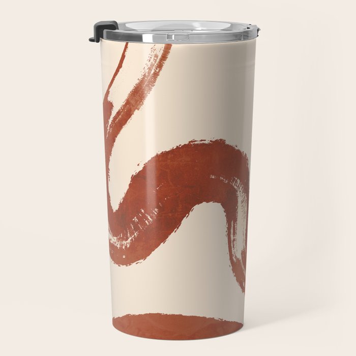 Abstract line art 129 Travel Mug Gallery Image 3