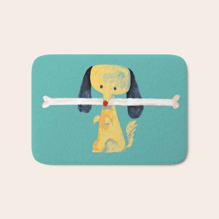 Lucky dog Bath Mat Gallery Image 1