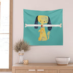 Lucky dog Wall Tapestry Gallery Image 2