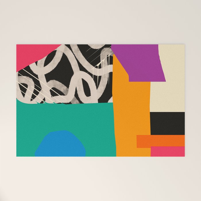Mid Century Collage | PATTERN 07: The Retro Edition Welcome Mat Gallery Image 1