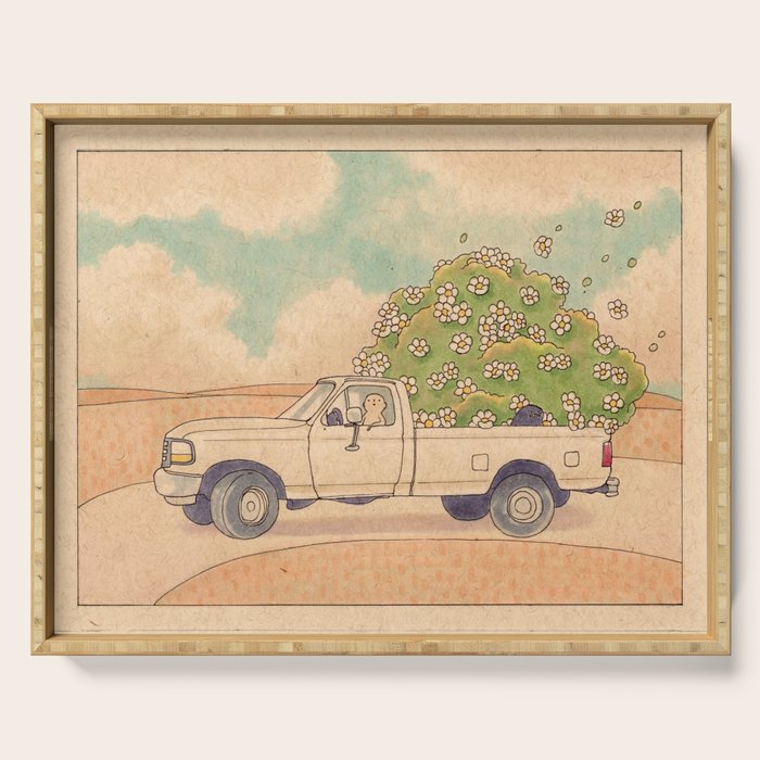 Flower Delivery 2021 Serving Tray Gallery Image 1