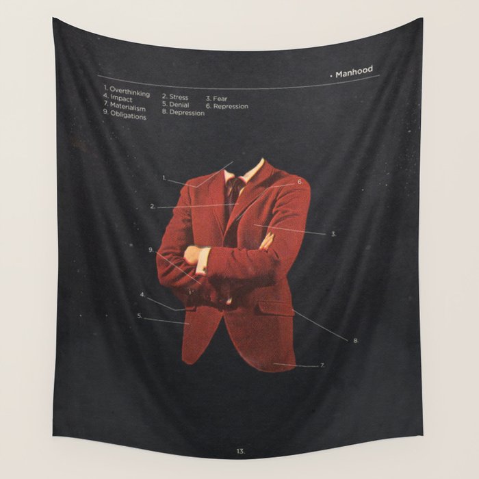 Manhood Wall Tapestry Gallery Image 1