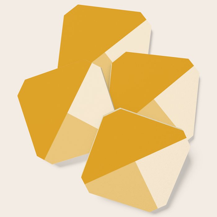 Mustard Tones Coaster Gallery Image 1