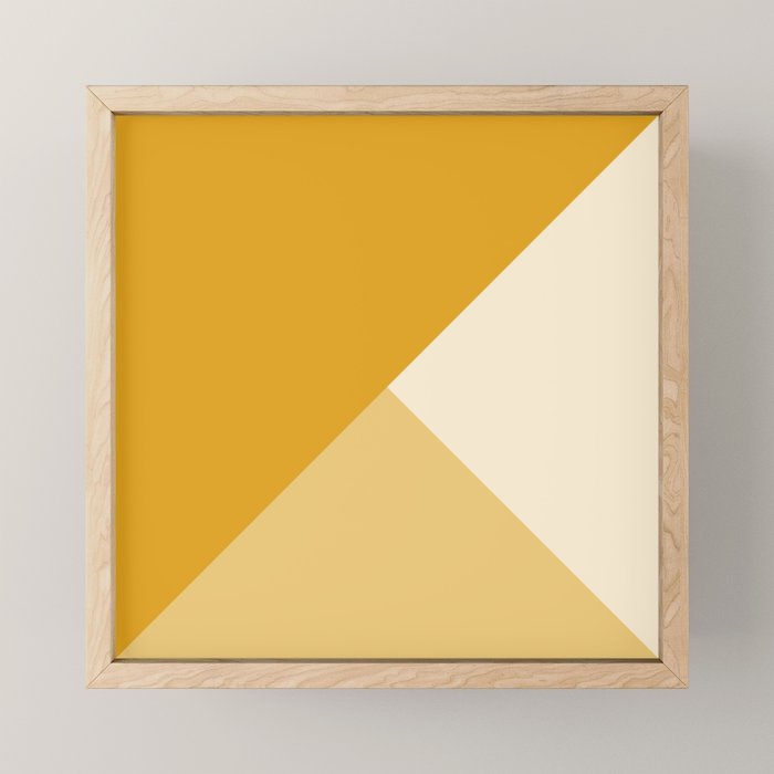 Mustard Tones Mini Art Print Gallery Image 1