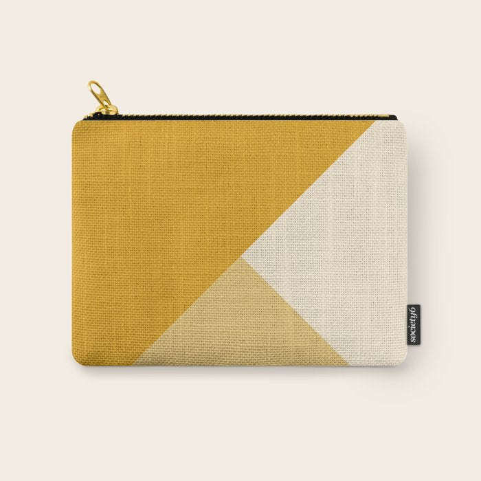 Mustard Tones Carry All Pouch Gallery Image 1
