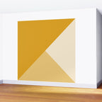 Mustard Tones Wall Mural Gallery Image 2