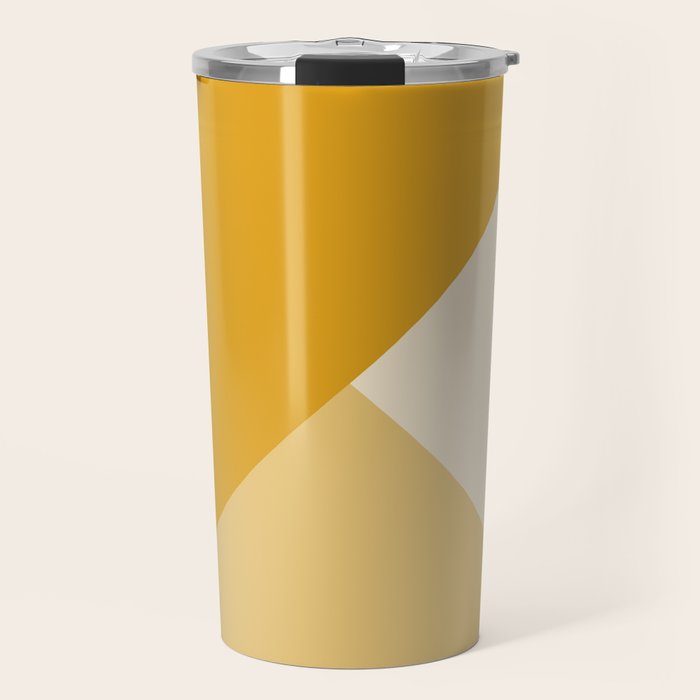 Mustard Tones Travel Mug Gallery Image 1