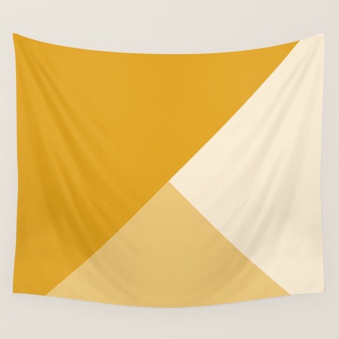Mustard Tones Wall Tapestry Gallery Image 4