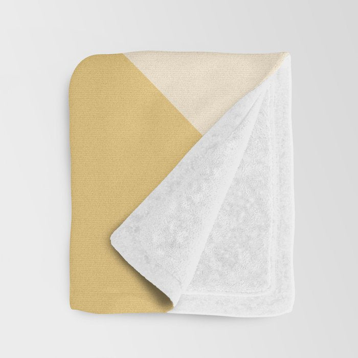 Mustard Tones Throw Blanket Gallery Image 3