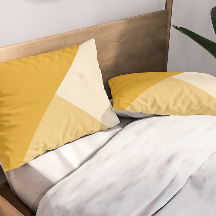 Mustard Tones Pillow Sham Gallery Image 2