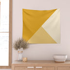 Mustard Tones Wall Tapestry Gallery Image 2