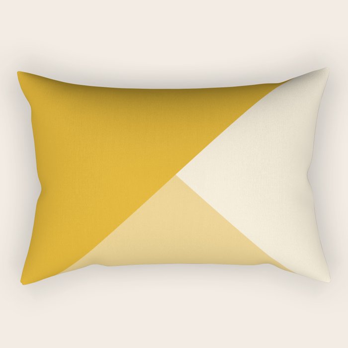 Mustard Tones Rectangular Pillow Gallery Image 1