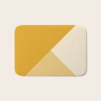 Mustard Tones Bath Mat Gallery Image 1
