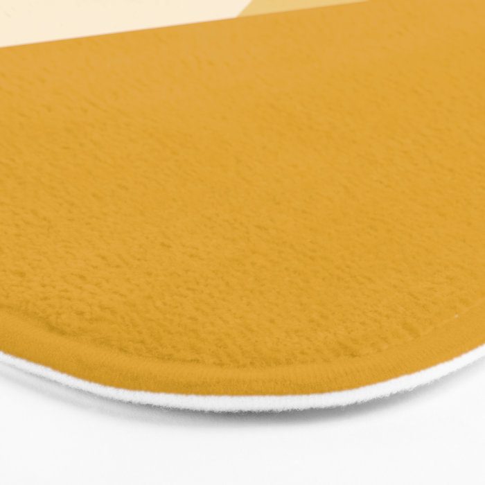 Mustard Tones Bath Mat Gallery Image 3