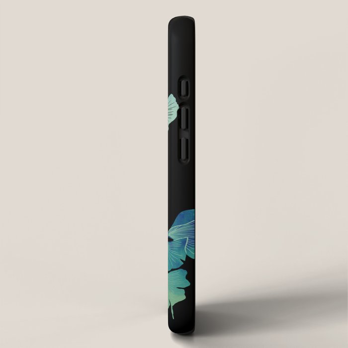 O Ginkgo (on Black) iPhone Case Gallery Image 2
