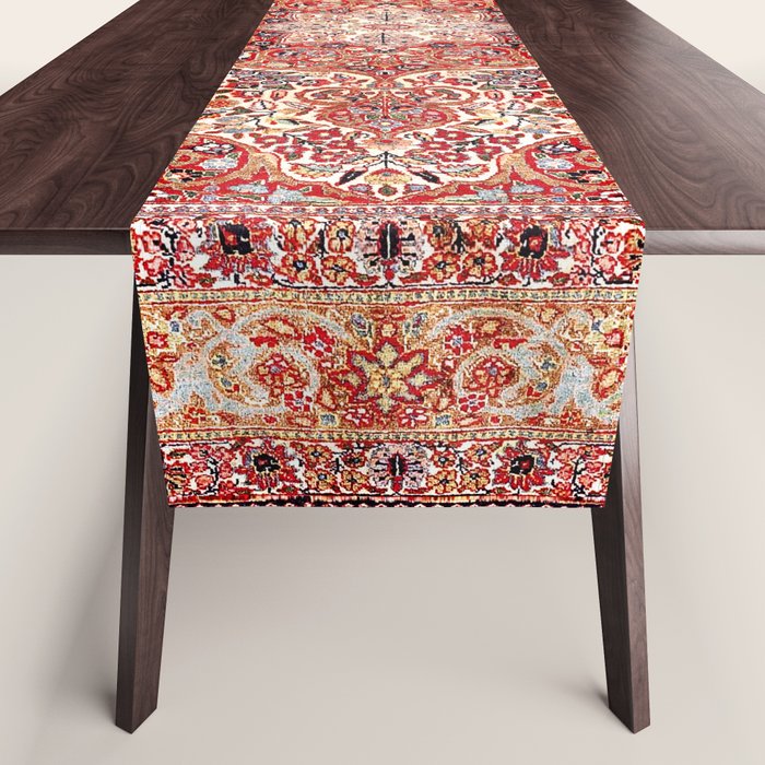 Tabriz Azerbaijan Northwest Persian Rug Print Table Runner Gallery Image 1