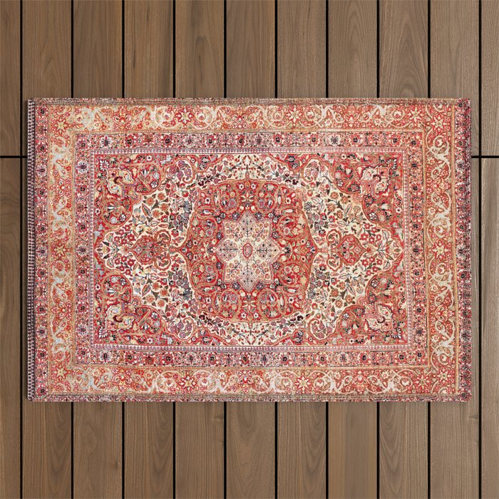Tabriz Azerbaijan Northwest Persian Rug Print Outdoor Rug Gallery Image 1