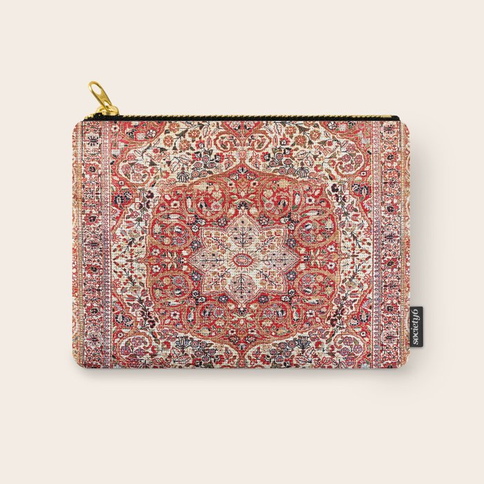 Tabriz Azerbaijan Northwest Persian Rug Print Carry All Pouch Gallery Image 1