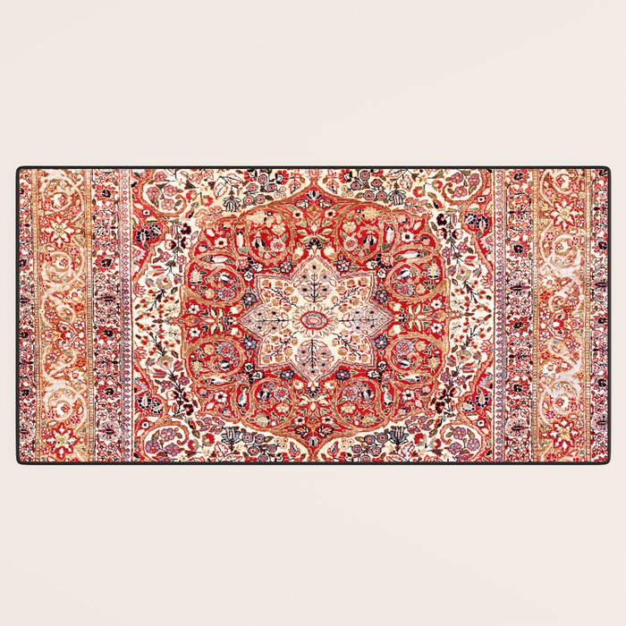 Tabriz Azerbaijan Northwest Persian Rug Print Desk Mat Gallery Image 3
