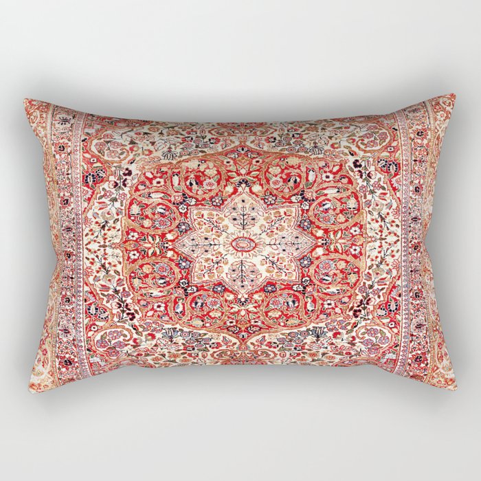 Tabriz Azerbaijan Northwest Persian Rug Print Rectangular Pillow Gallery Image 1