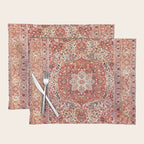 Tabriz Azerbaijan Northwest Persian Rug Print Placemat Gallery Image 1