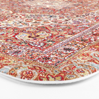Tabriz Azerbaijan Northwest Persian Rug Print Bath Mat Gallery Image 3