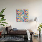 Meadow muse - blue Wood Wall Art Gallery Image 2