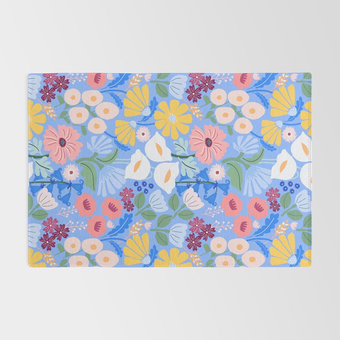 Meadow muse - blue Rug Gallery Image 2