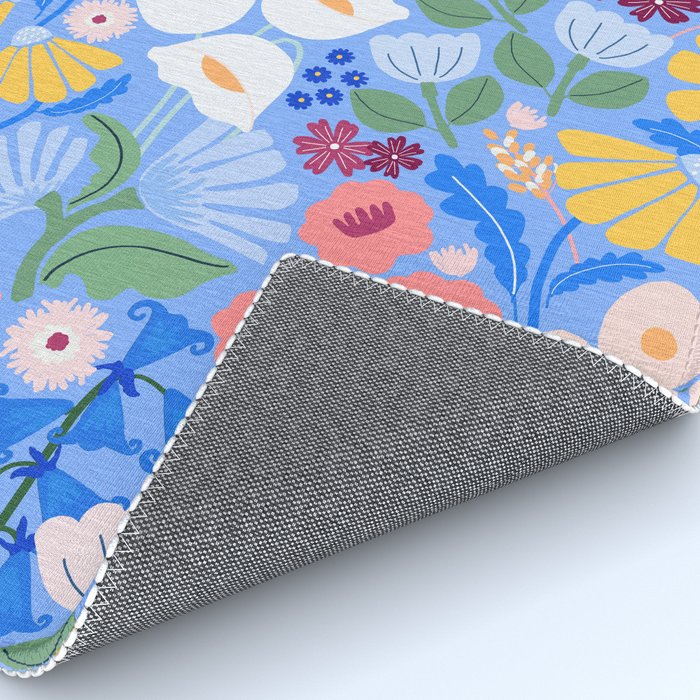 Meadow muse - blue Rug Gallery Image 4