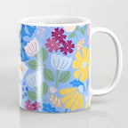 Meadow muse - blue Coffee Mug Gallery Image 1