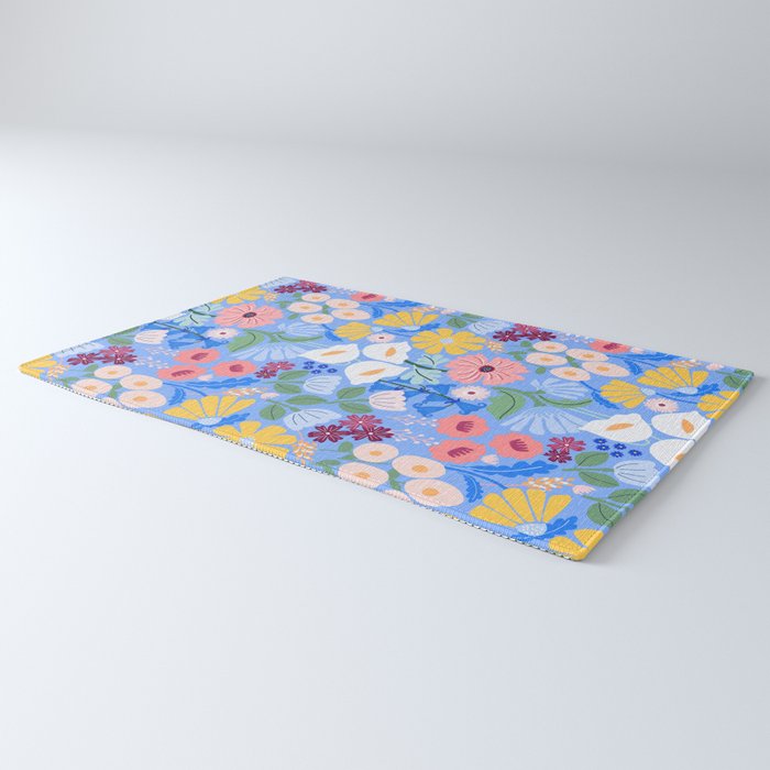 Meadow muse - blue Rug Gallery Image 3