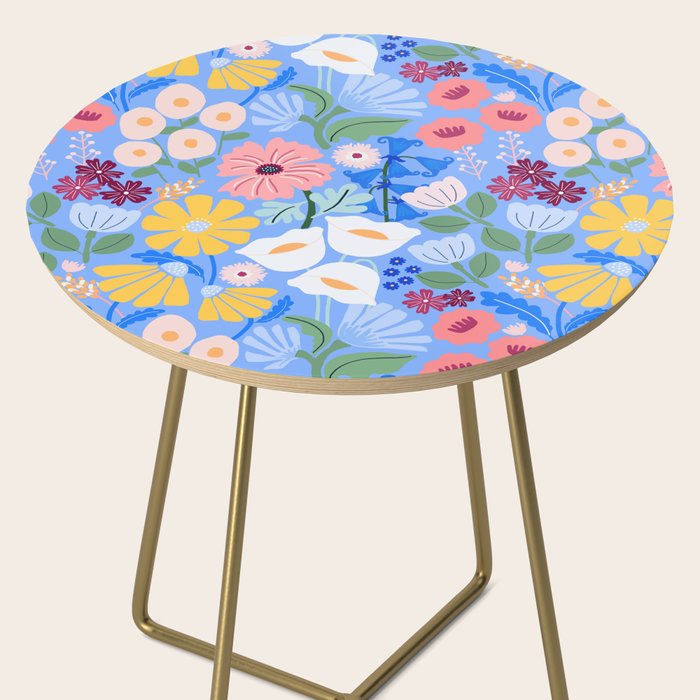 Meadow muse - blue Side Table Gallery Image 2