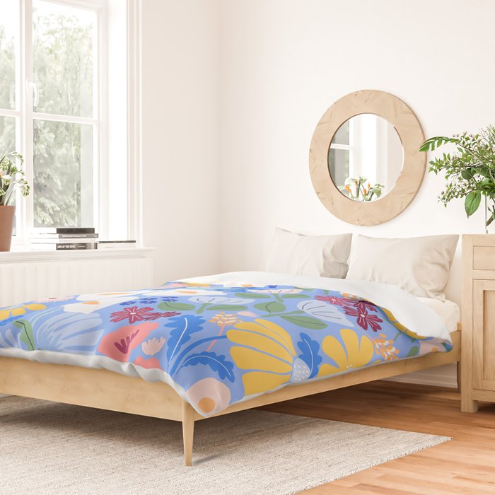 Meadow muse - blue Duvet Cover Gallery Image 2