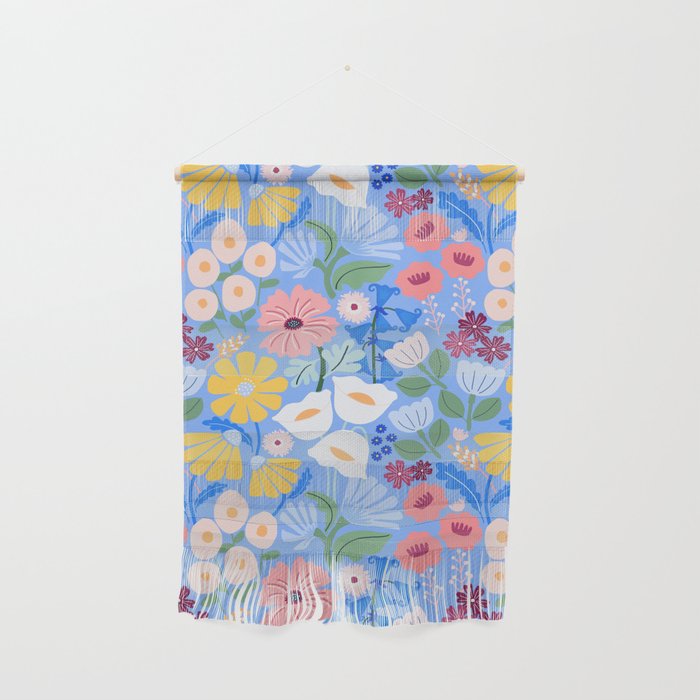 Meadow muse - blue Wall Hanging Gallery Image 1