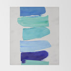 Ocean Blues Throw Blanket Gallery Image 2