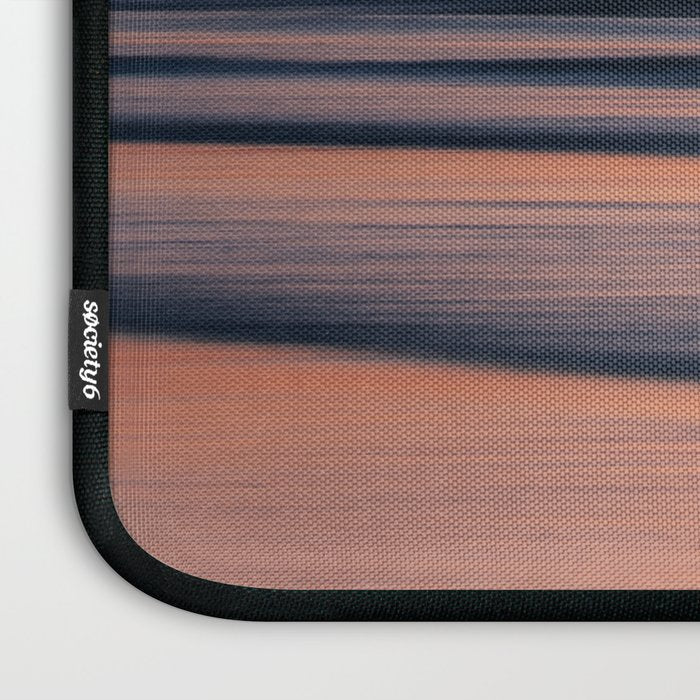 Calm Pastel Sunset Over Ocean Coastal Wall Art Photography Laptop Sleeve Gallery Image 3