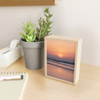Calm Pastel Sunset Over Ocean Coastal Wall Art Photography Mini Art Print Gallery Image 2
