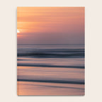 Calm Pastel Sunset Over Ocean Coastal Wall Art Photography Notebook Gallery Image 4