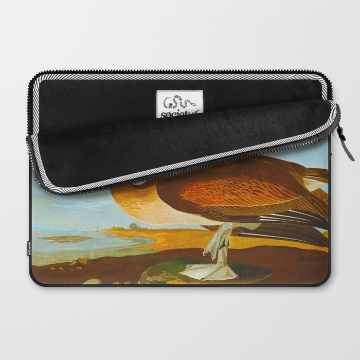 Brown Pelican Illustration Laptop Sleeve Gallery Image 2