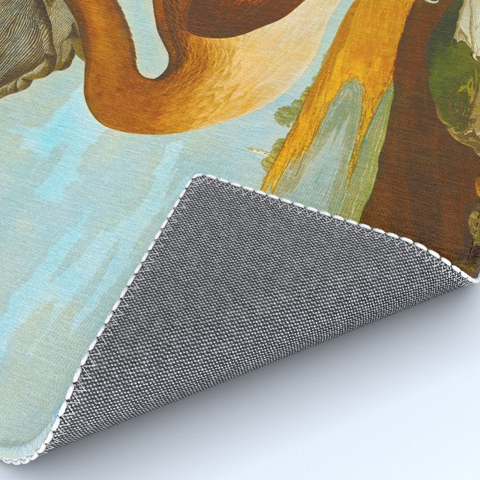 Brown Pelican Illustration Rug Gallery Image 4