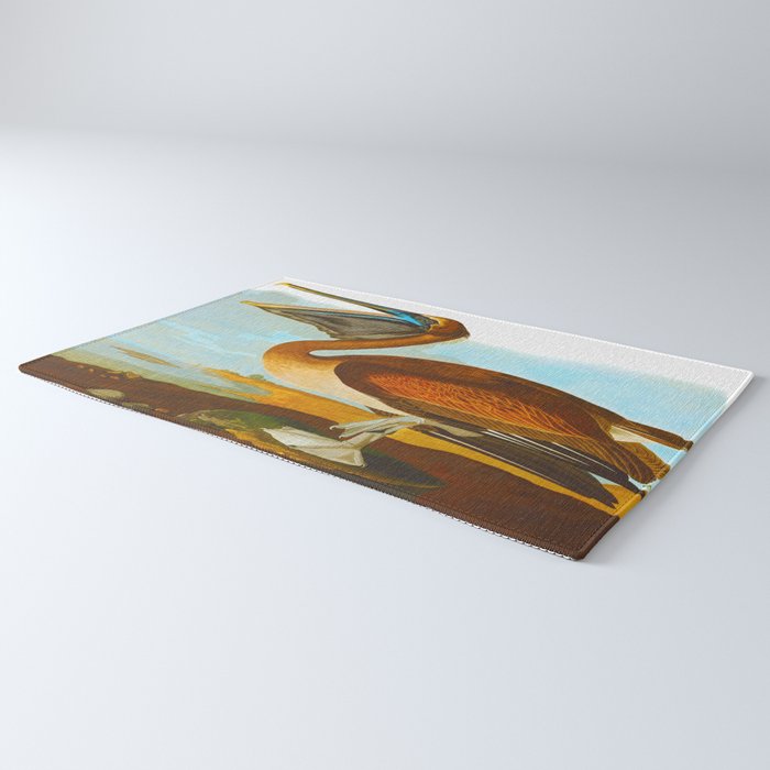 Brown Pelican Illustration Rug Gallery Image 3