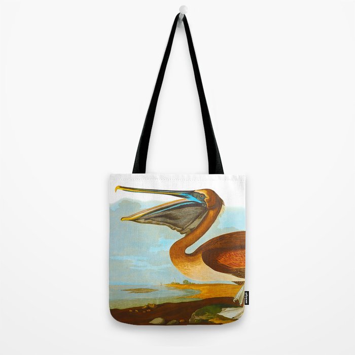 Brown Pelican Illustration Tote Bag Gallery Image 2