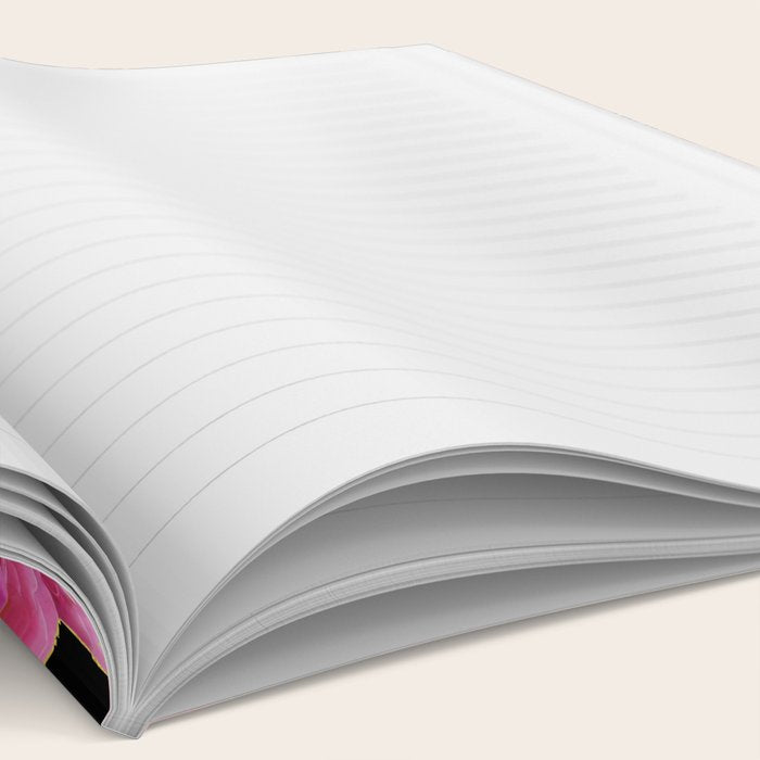 BLACK-PINK GARDEN ROSES MANDALA Notebook Gallery Image 2