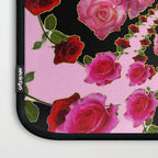 BLACK-PINK GARDEN ROSES MANDALA Laptop Sleeve Gallery Image 3