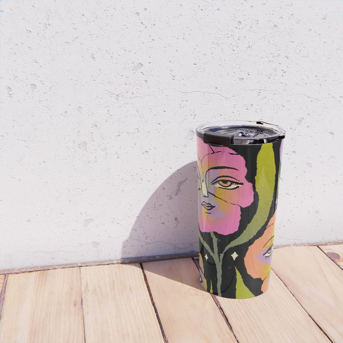 Night Pansy Travel Mug Gallery Image 4