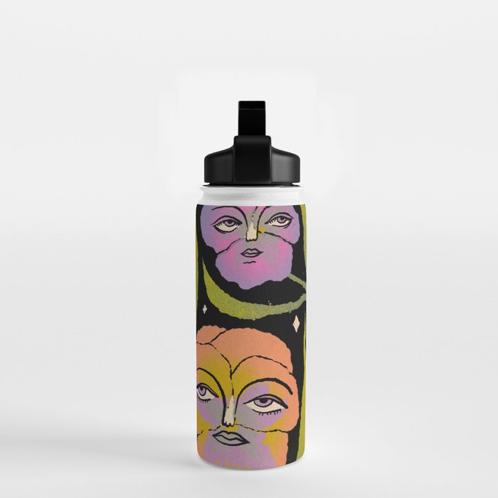 Night Pansy Water Bottle Gallery Image 2